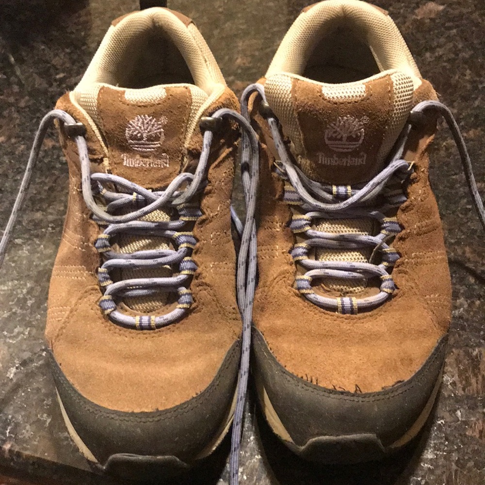Timberland Woman’s low rise hiking boot.